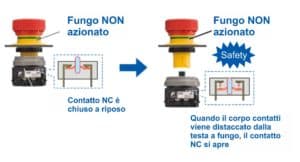 Pulsanti Emergenza a fungo | Elettrogruppo ZeroUno | Beinasco | Torino | pulsanti schneider a fungo